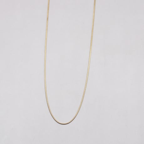 Snake Chain Simple Thin Necklace（Gold / 55cm）/ 2109-NC102