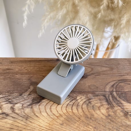 23SSGS005 / 3way clip handy fan（Gray）