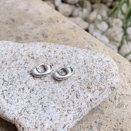 2308PR0583 / U design hoop Pierce（Silver）