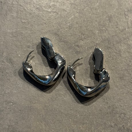 2508PR0799/  square hoop pierce（Silver）