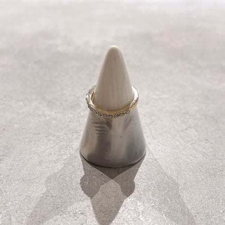 Minimum stone line ring（Gold） / 2211-RG0261