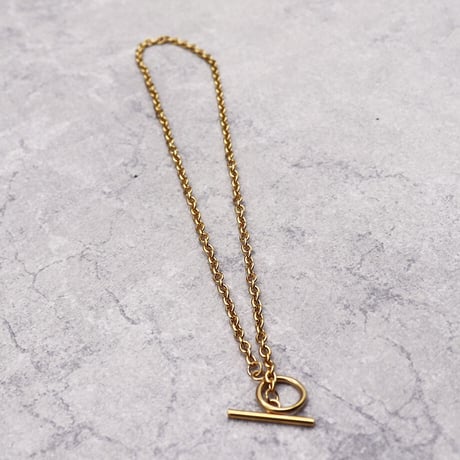 Metal Chain Metal Necklace（Gold）/ NC-025