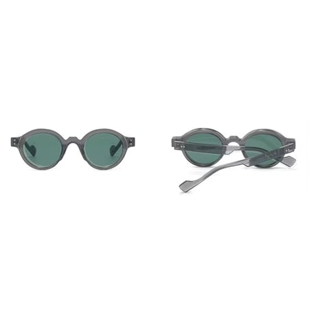 【 Legit Eyewear 】Sunglasses Kogyoku (Grey/Green)