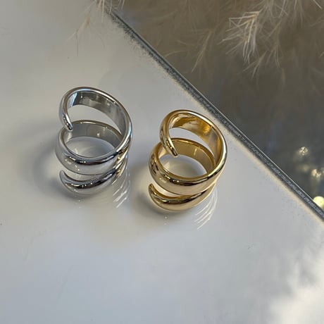 2405RG0465 / Twine around design ring（Gold）