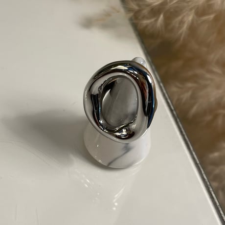 2403RG0395 / Craft circle design ring（Silver）