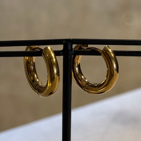2504PR0773 / stainless  hoop Pierce（Gold）