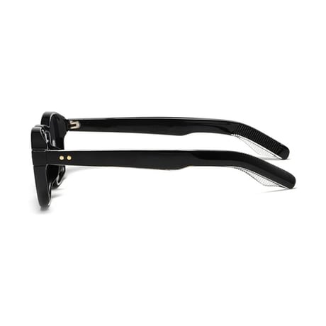 【 Select 】Vintage Retro Square Decoration Design Sunglasses (Black/Orchid)