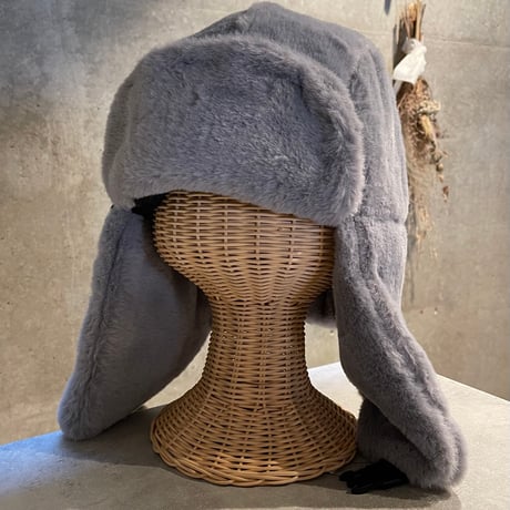 2501HW0071(S)/  Fur flight cap（Gray）