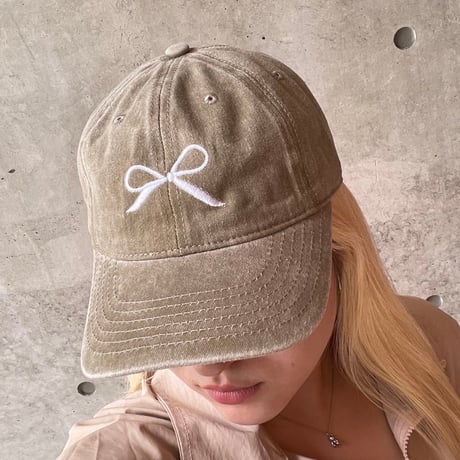 2503HW0076(S) / Ribbon emblem Wash Cap（Khaki）