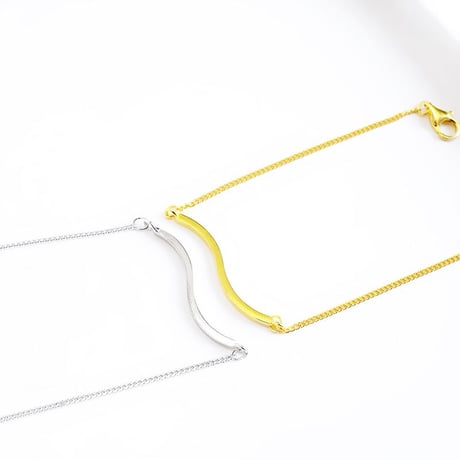 Wave Charm Chain Bracelet（Gold）/ 2109_BR100