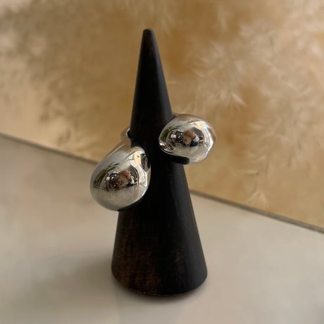2403RG0415 / Double drop design ring（Silver）