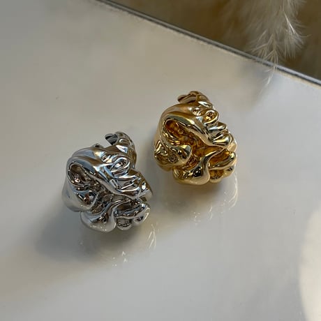 2408RG0508 / Irregular large design ring（Gold）
