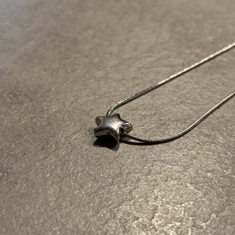 2503NC0331／ Star charm  necklace（Silver)