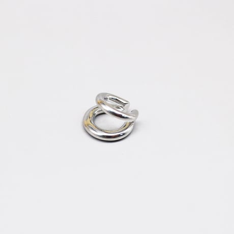 Double Circle Ear Earcuff （Silver） / EC080