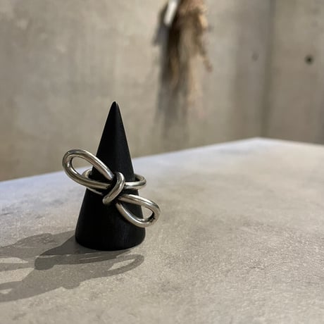 2306RG0295 / Creative Bowknot ring （Silver）