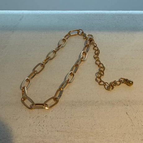 2604BR0125 / Simple oval chain Bracelet（Gold）