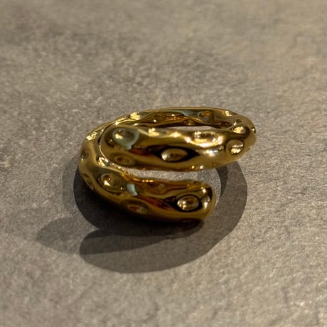 2503RG0598 / craft twistdesign ring（Gold）