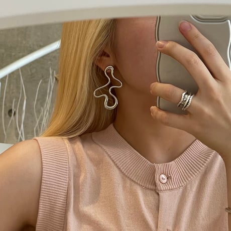 2507PR0794 / Nuance shape pierce（Silver）