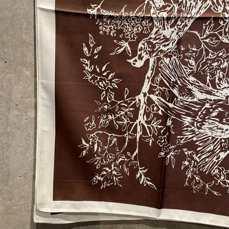 2512GS060(S)/ Large scarf（Brown/White）