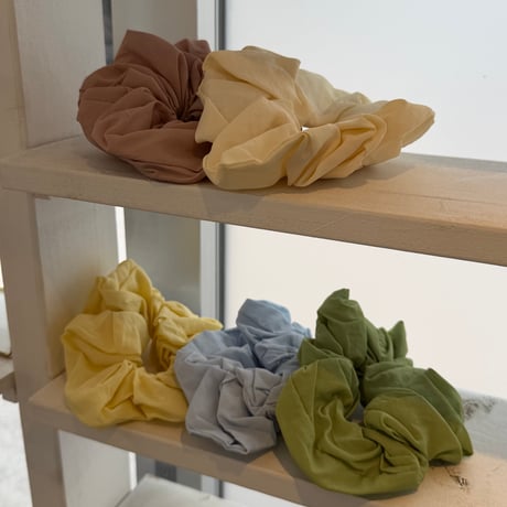 2604HA0084(S)/ Chiffon color Hair rubber （Green）