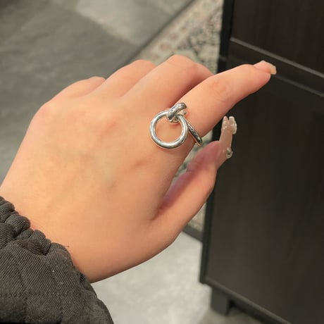 2404RG0451 / Circle chain ring（Silver）