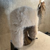 2412SL11047WT(S)/ Volume flight fur cap（ivory）