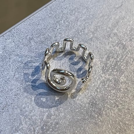 2601RG0730 / Geometric design ring（Silver）