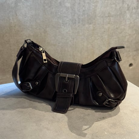 2507BG034(S)/ Mini Shoulder Bag （Brown)