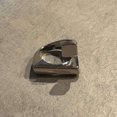2503RG0587 / square  double design ring（Silver）