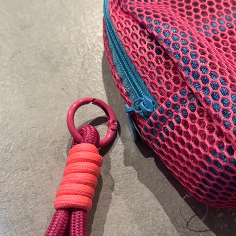 2504GS037(S)/ Multi Mesh Pouch (Pink×Pink)