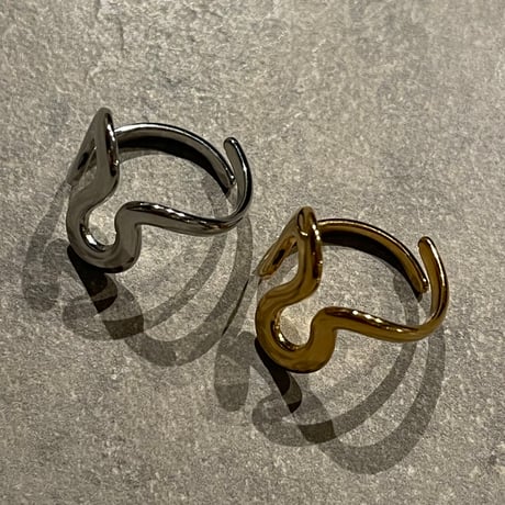 2410RG0519 / Wave design ring（Gold）