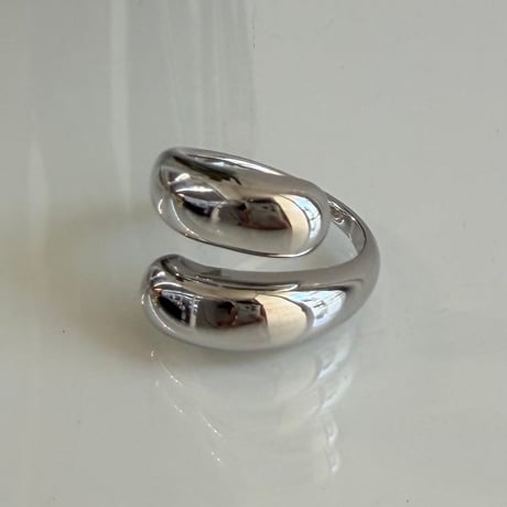 2604RG0779 / Twist drop ring（Silver）