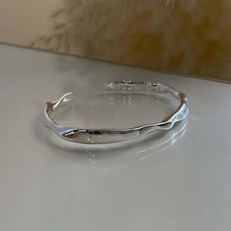 2405BR0049 / Craft wave Bangle（Silver）