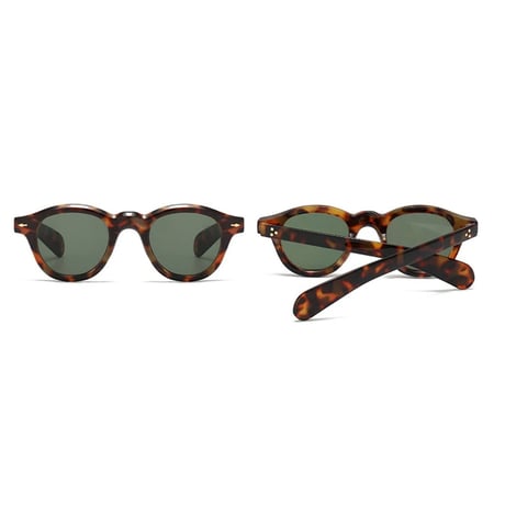 【 Legit Eyewear 】Sunglasses Keitai (Leopard/Green)