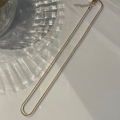 2311NC0216 / Snake chain Necklace（PinkGold）