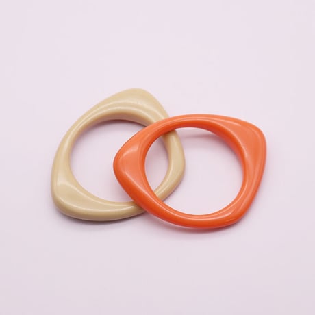 Acrylic henkei Bangle（ORANGE）/ 2106-BR067