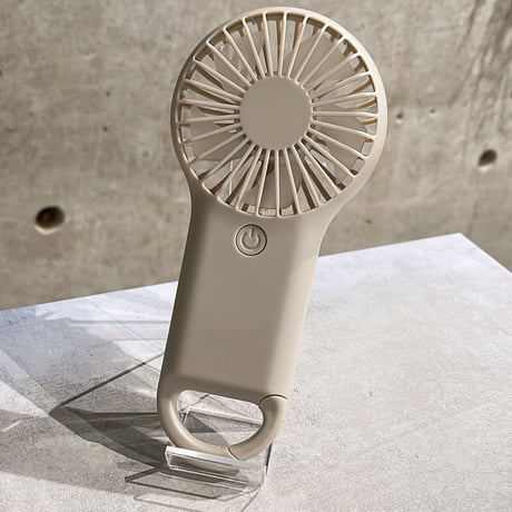 23SSGS002 / Karabiner handy fan（Ivory）