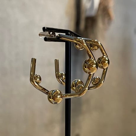 2507PR0795 / Ball hoop pierce（Gold）