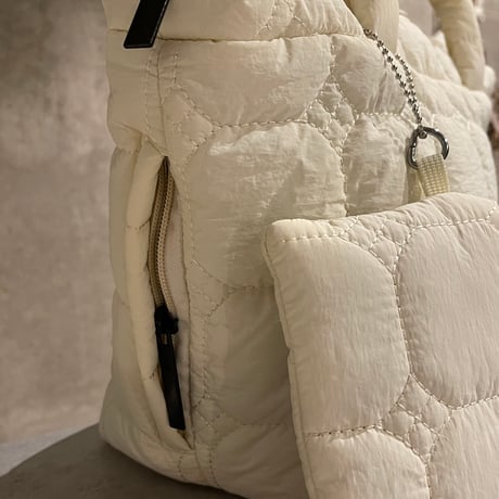 2411BG018(S)/ Quilting pouch set bag（White）