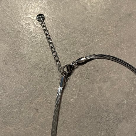 2503NC0293 / Herringbone chain Necklace（Silver）
