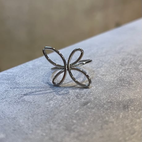 2601RG0731 / Wire flower ring（Silver）