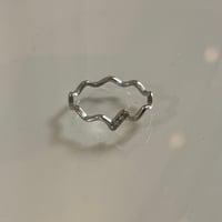 2603RG0752 / Stone wave ring（Silver）