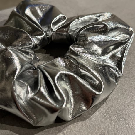 2412HA0052 / Metal hair rubber（Silver)