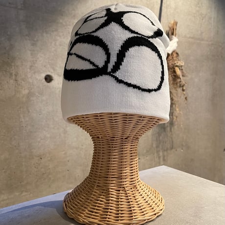 2501HW0068(S)/ Logo Knit beanie Cap（White）
