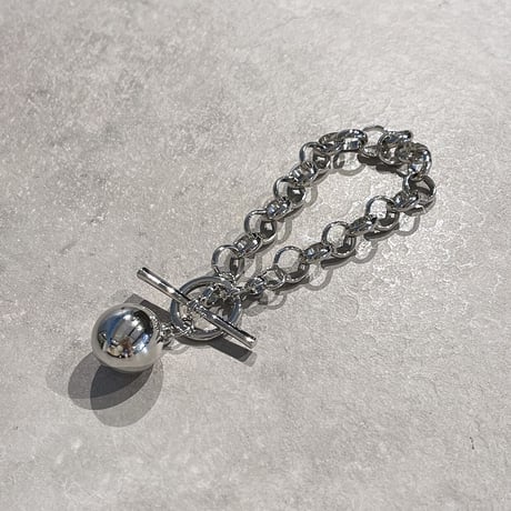 2402BR0029 / Ball chain mantel Bracelet （Silver）