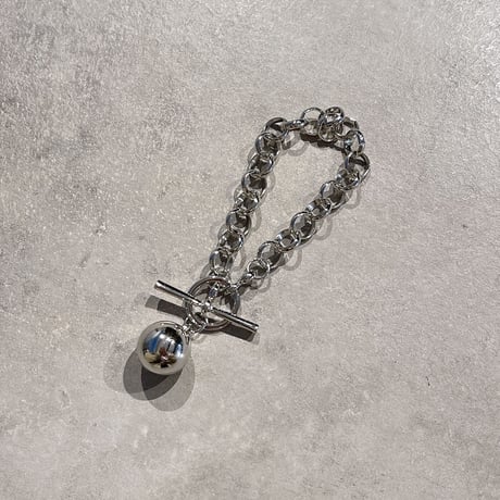 2402BR0029 / Ball chain mantel Bracelet （Silver）