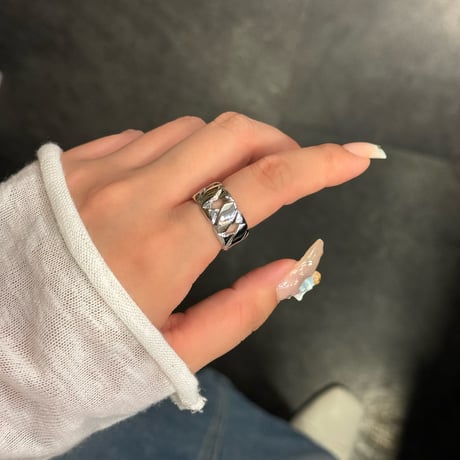 2406RG0491 /  Cross design ring（Silver）