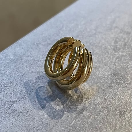 2601EC032 / Triple line volume Earcuff（Gold）