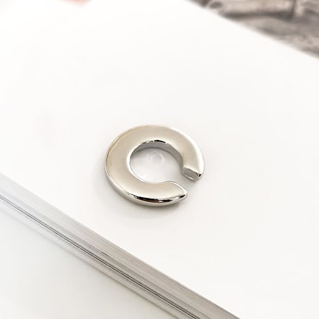 Round Circle Ear Cuff （SILVER）  / EC-031
