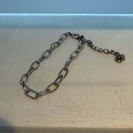2604BR0125 / Simple oval chain Bracelet（Silver）